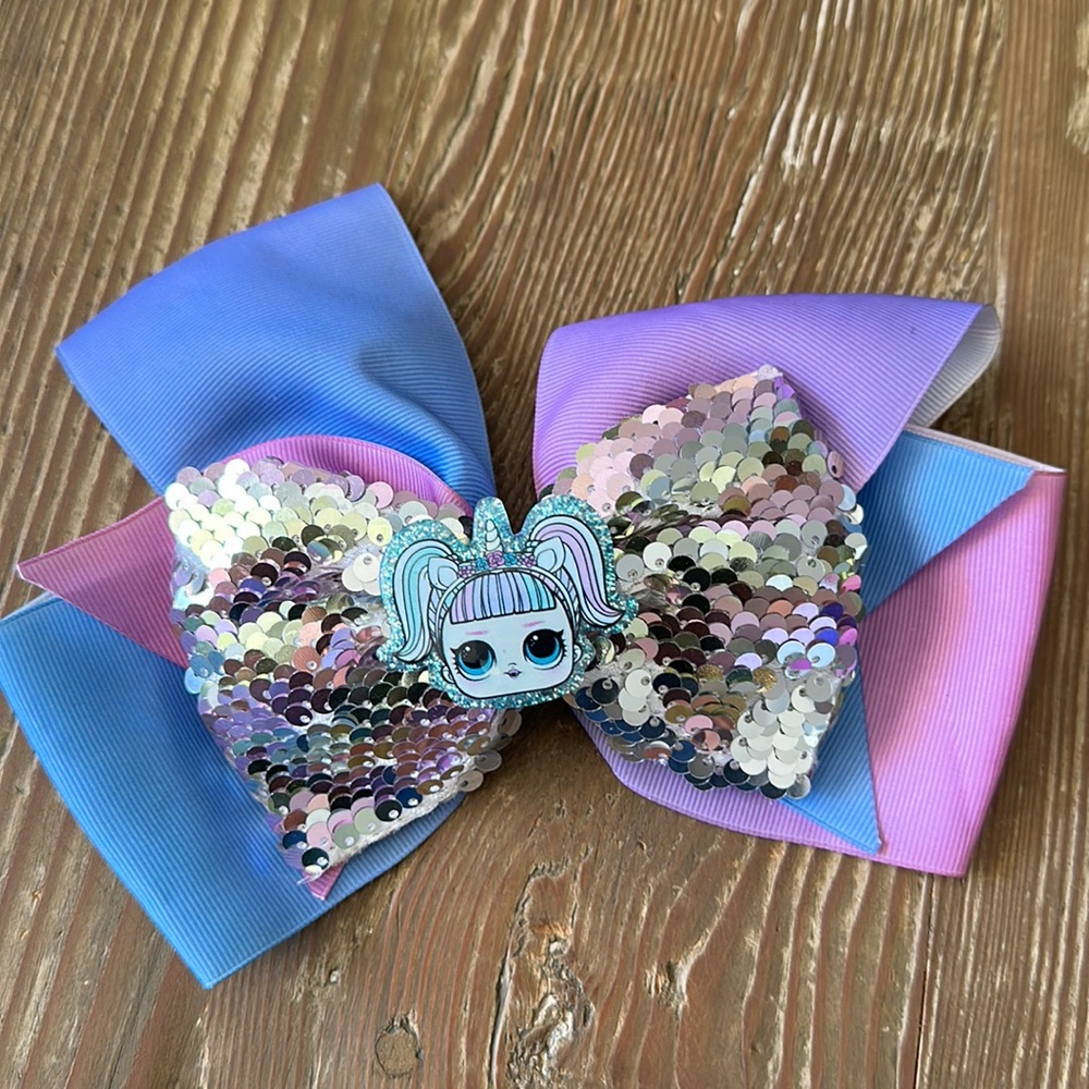 LOL SURPRISE Unicorn Bow 7” pink purple and blue new